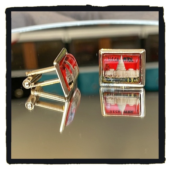 💕Vintage Cufflinks US Capital Washington DC💕 - Picture 2 of 5